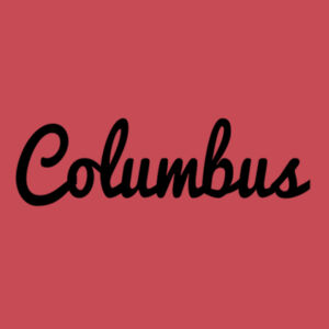 Columbus - Adult Tri-Blend 3/4 T Design