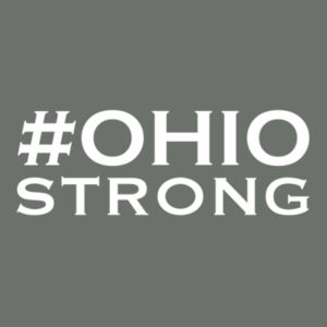 Ohio Strong - Adult Heather Colorblock T Design