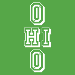 Ohio Stacked - Adult Heather Contender T Design