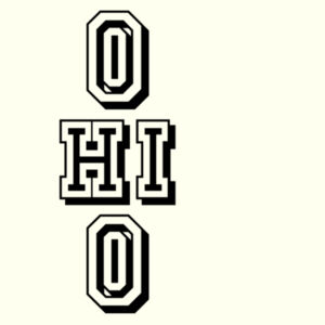Ohio Stacked - Adult Tri Blend T Design