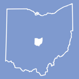 Ohio Outline - Ladies Tri-Blend T Design