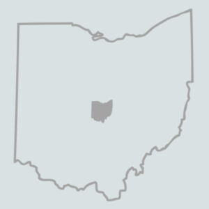 Ohio Outline - Youth Fan Favorite Fleece Pullover Hoodie Design