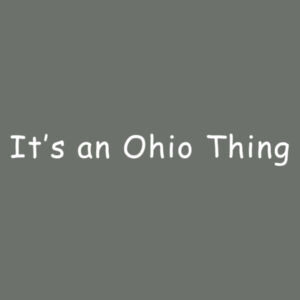 It's an Ohio Thing - Ladies Heather Colorblock V-Neck Design